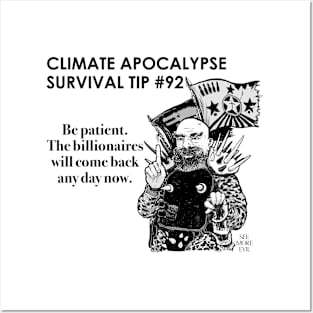 Climate Apocalypse Survival Tip #92 Posters and Art